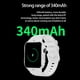 thumbnail image 4 of [Blanco] Nuevo Reloj L81 Llamada Voz Modelo Monitoreo Frecuencia Cardíaca Y Presión Arterial Podómetro Multifuncional Reproducción Música (Blanco), 4 of 9