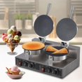 thumbnail image 6 of Whizmax Waffle Makers & Irons,2600W Commercial Electric Ice Cream Cone Maker Machine, Stainless Steel Egg Roll Mold, Nonstick Waffle Cone and Bowl Maker, Mini Waffle Maker, 6 of 7