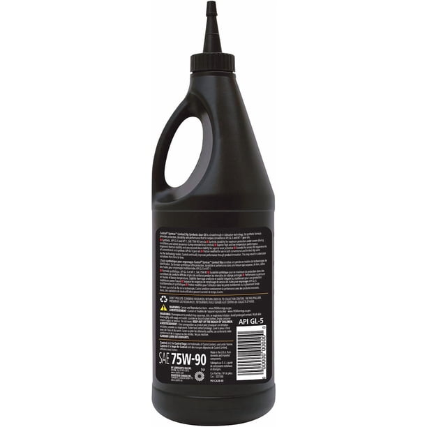 Castrol 06674-6PK Syntrax Limited Slip 75W-90 Gear Oil - 1 Quart