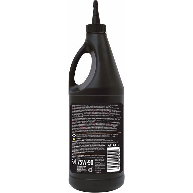 Castrol 06674-6PK Syntrax Limited Slip 75W-90 Gear Oil - 1 Quart