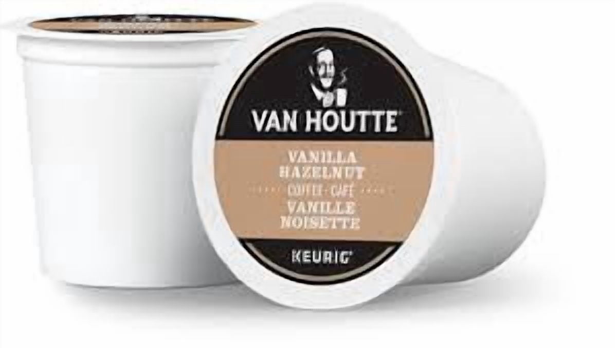 Van Houtte Decaffeinated Vanilla Hazelnut Coffee Pods Keurig K-Cup Medium Roast 96 Count