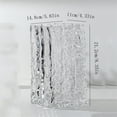 thumbnail image 2 of Jarrón de cristal de glaciar, arreglo floral transparente, mesa de flores secas, decoración de mesa de té, flores, cultura del agua, textura de glaciar, jarrón cuadrado, 2 of 7