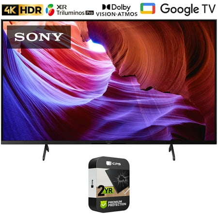 Sony KD55X85K 55" X85K 4K HDR LED TV with smart TV (2022 Model) Bundle with Premium 2 Year Extended Warranty