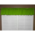 thumbnail image 3 of Solid Poplin Window Valance 58" Wide Lime Green, 3 of 4