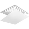 thumbnail image 3 of KALLORY Central Air Conditioner Reflector Baffle for Home Use with 1 Set 13.8X13.8X1.2in Stainless Steel, 3 of 8