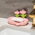 thumbnail image 4 of kkbbma under $5 Soap Dish Soap Holder Self-Draining Soap Dish, Flower Bar Soap Holder Soap Tray Soap Saver for Bathroom,Kitchen,Sink,Bathtub, Easy Cleaning and Keep Dry, 4 of 6