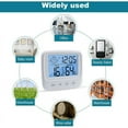thumbnail image 5 of Termómetro higrométrico interior digital de alta precisión, monitor de temperatura y humidímetro, termohigrometro indicador de nivel de confort con retroiluminación, reloj y función ℃ / ℉, 5 of 5