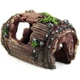 thumbnail image 1 of Adorno para pecera de resina no tóxica, decoración de paisajismo de cueva de barril roto, 1 of 5