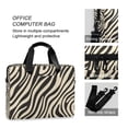 thumbnail image 4 of FORMRS 16" Laptop Bag Carrying Sleeve Case with Handle Travel Shoulder Briefcase, Black Lines, 4 of 8