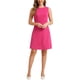 thumbnail image 1 of INSPIRE CHIC Ropa de Mujer para Trabajar Vestidos Midi Sin Mangas de Color Sólido A-Line Flare M Rosa Fucsia, 1 of 6