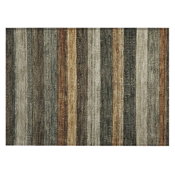 Dalyn Rugs Machine Washable Indoor/Outdoor Chantille Khaki 1'8" x 2'6" Rug