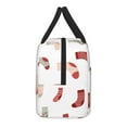 thumbnail image 4 of XMXT Reusable Lunch Bag Women, Colorful Christmas Socks Large Lunchbox Insulated Lunch Box for Work School, Multicolor, 4 of 9