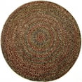 thumbnail image 1 of Rhody Rug SO35R048X048 Sophia Tapis Rond Tressé Multicolore Intérieur-Extérieur 4 Pieds, Marron, 1 of 3