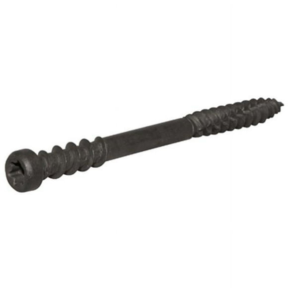Deck Plus Exterior Composite Screws, Star Drive, Gray Ceramic, 2-1/2 In. x #10, 5 Lb. - 48440