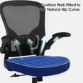 thumbnail image 4 of Ergonomic Office Desk Chair with Lumbar Back Support, Adjustable Swivel Flip-up Arms Task Chair Executive Mesh Computer Chair, 320LBS, 4 of 10