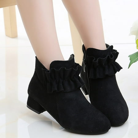 

Children Baby Girls Princess Casual Shoes Short Single Boots