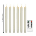 thumbnail image 2 of JIhuahe Moving Flame Taper Candles with Remote Control and Timer, Flameless LED Candlesticks with Flickering Wick, Battery Operated for Christmas and Holiday Tabletop Decor, 2 of 6