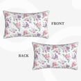thumbnail image 4 of Kdxio Cotton Pillow Cases 14"x20" Pillowcases,Soft and Breathable Bedroom Pillow Cases-Rose Flower B, 4 of 8