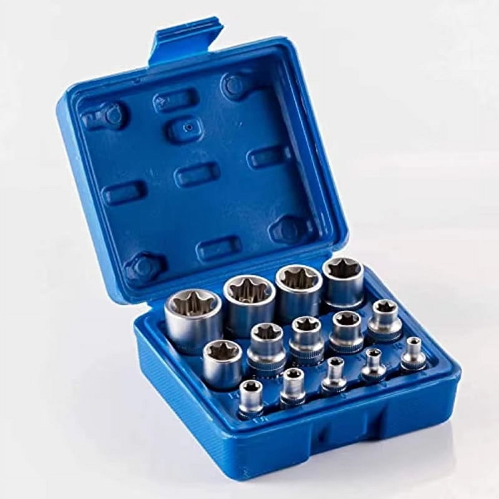14PCS Female E Star Torx Socket Set E4-E24 E-Torx External Hex Socket Insert Nut