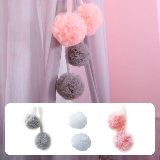 Descuento Relámpago Solo para Ti, Mosquitera colgante de malla con bola de lana para decoración de pared Akmoler