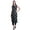Black2, variant on Peter Pan Collar Sleeveless Kurta With Pants 2-Pcs Ethnic Suit Set For Women