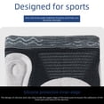 thumbnail image 1 of Protector de rodillas para hombres y mujeres, cálido, resistente al frío, para baloncesto, ciclismo, carrera, baile, montañismo, protector de rótula de silicona, protector deportivo, 1 of 2