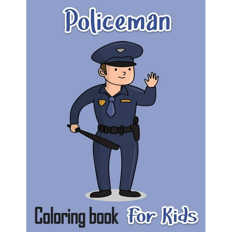 Police Officer Uniform Coloring Pages