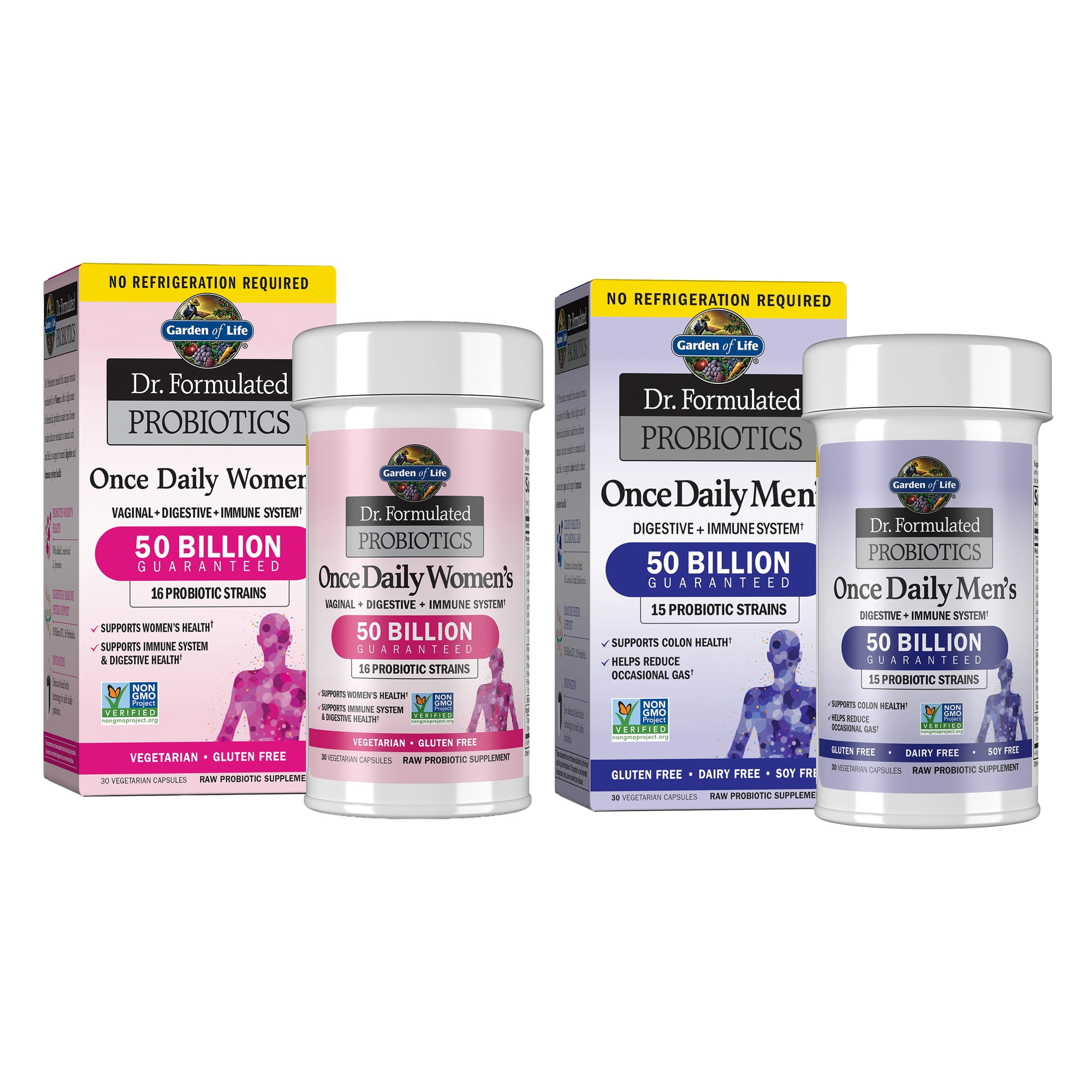 Garden of Life Dr. Formulated Once Daily Women's & Once Daily Men's Bundle