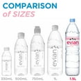 thumbnail image 5 of evian Natural Spring Drinking Water, 1.5 L, 12 Pack Bottles, 5 of 12