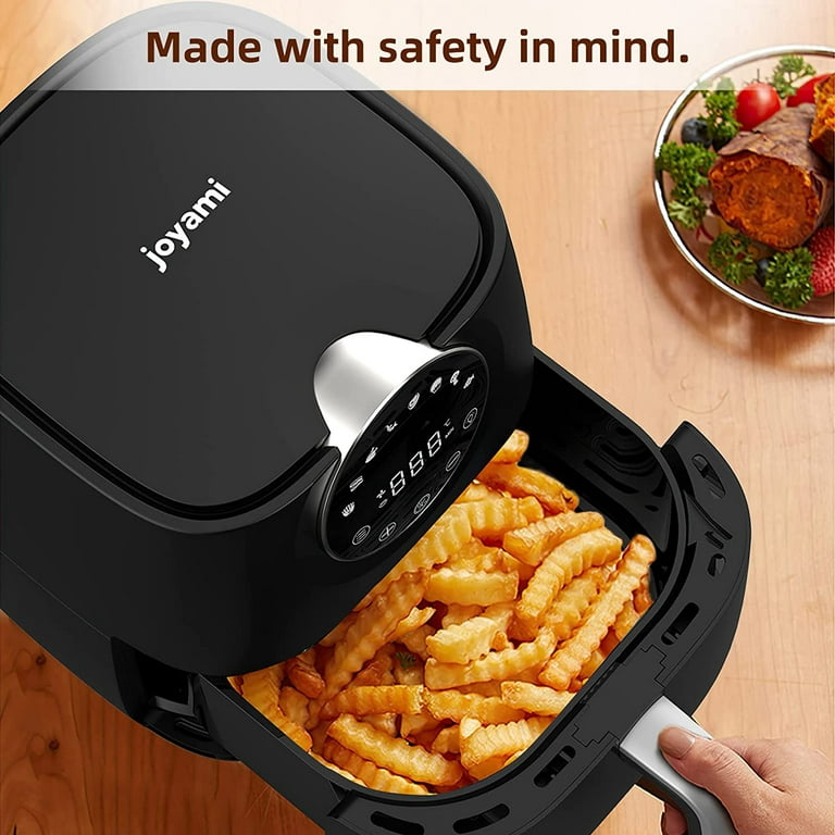 JOYAMI Air Fryer 6 QT, Air Fryer with Window, Online Recipes, 8 Cooking  Functions for Air Fry, Bake, Roast, Broil & More, Nonstick Basket  Dishwasher