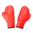 thumbnail image 4 of Guantes de boxeo Strade Fareast Limited guantes de sparring para entrenamiento de artes marciales Muay Thai Karate Rojo, 4 of 8