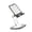 White, variant on Multi Corner Rotating Alloy Tablet Stand Built In Cable Management Framework Anti Scratch Desktop Security