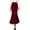 Z97-Red, variant on Summer Skirts for Women Midi Length Relaxed Regular Fit Hawaiian Cute Summer Pleated High Waisted Casual Long Skirts with Pockets