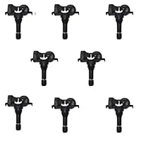 8PCS TPMS Tire Pressure Monitoring System Sensor Replacement 4250C275 Stable Signal Monitoring Durable Valve Stem Sensor Set Compatible With Select Vehicles