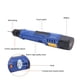 thumbnail image 3 of 12V Electric Power Screwdriver Cordless MultiFunction Screw Driver Adjustable Torsion with 2 Lipo Batteries(US Plug 100-240V ), 3 of 5