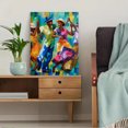 thumbnail image 5 of Vibrant Tiger Oil Painting Canvas Print， Perfect for Living Room， Bedroom， Office， Dining Room， Hallway Decor, 5 of 8