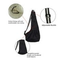 thumbnail image 2 of Greeniant Bolsa de transporte para mascotas Oxford perro cachorro Animal Crossbody bolsas transpirable frontal pecho portador solo hombro mochilas lavables Suministros para perros Negro METRO Greeniant PT001567-01, 2 of 6