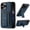 Blue, variant on For iPhone 16e/17e Phone Case,With Card Slots,Invisible Foldable Kickstand,Anti-Scratch Shockproof Anti-fall Drop Protection,Non-Slip Heavy Duty Rugged Durable Phone Case Cover,Orange