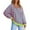 Pink, variant on dGslk Women’s Long Sleeve Striped Pullover Top Casual Half Zip Collar Loose Fit Sweatshirt for Everyday Comfort and Style Black L