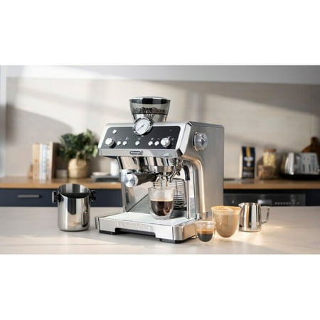 De'Longhi - La Specialista Prestigio Espresso Machine with Dual Heating System - Stainless Steel