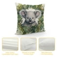 thumbnail image 4 of Patifu Koala Graphic Decorative Cushion Cover for Home Sofa throw pillow short plush Home Furnishing 1PC Men Women Boy Girl Room Couch Living Bed 24x24in, 4 of 5