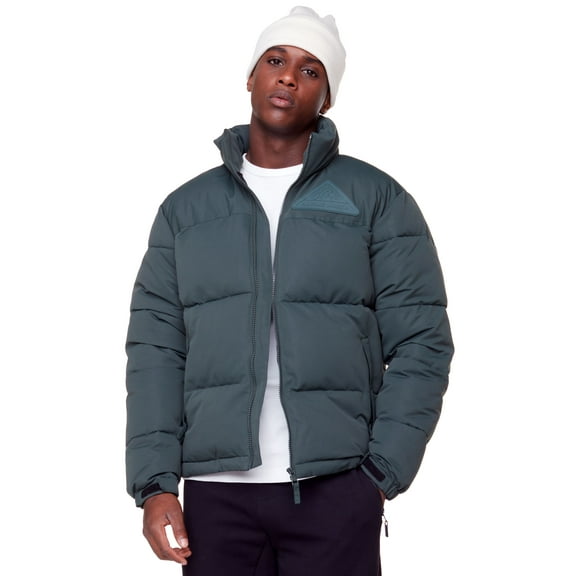 Alpine North, Tuktut - Men's Vegan Down Insulated Recycled Jacket - Water Repellent, Windproof, Warm Winter Coat with Stowable Hood