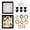 Black, variant on ANXPTIME Elegant DIY Memory Display Box: Mini Museums Photo Frame Set with Lighting