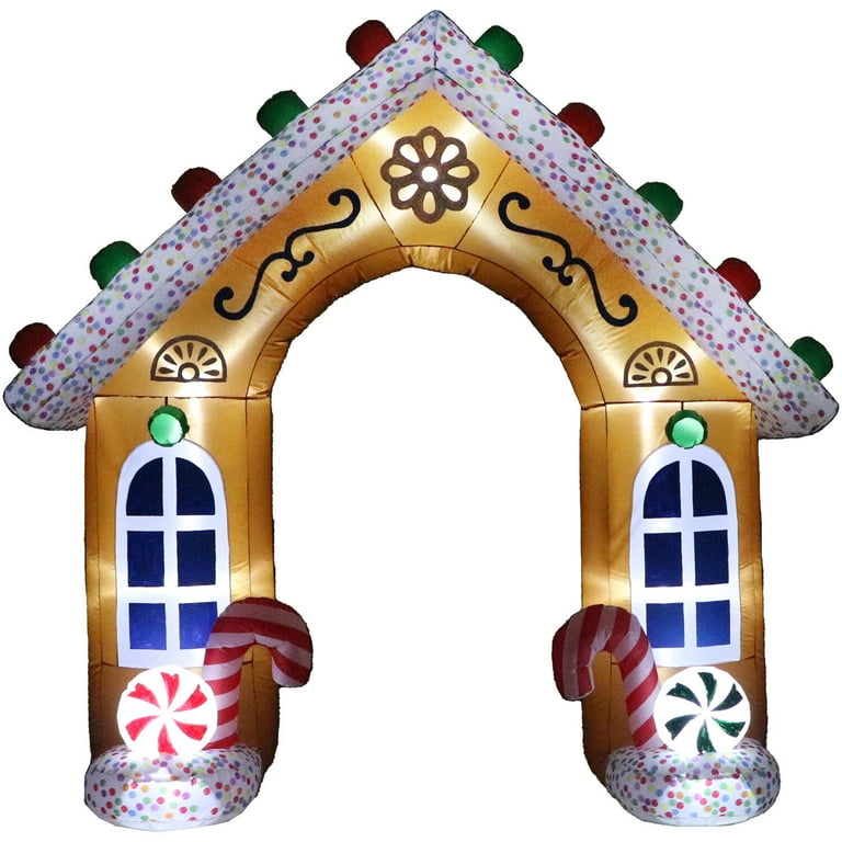 Gingerbread retailer arch inflatable