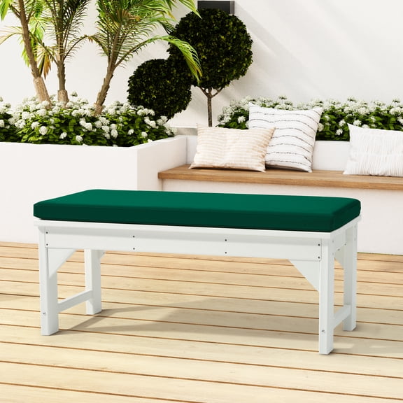 Costaelm Harmony Outdoor Patio Bench Seat Cushion, 54 x 18, Green