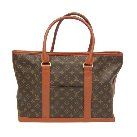 Pre-Owned Louis Vuitton Monogram Sac Weekend PM M42425 Men,Women Handbag Brown