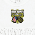 thumbnail image 4 of Inktastic Proud Military Niece Girls Baby Dress, 4 of 5