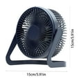 thumbnail image 2 of RnemiTe-amo Cooling Fan Small Usb Fan Desktop 5 Inch Plug-in Mini Mute Desktop Small Electric Fan, 2 of 7
