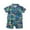 #4, variant on XUNKUSGA Boys Hawaiian Shirt and Short Set Beach Shirts for Kids Printed Casual Outfit 2 Piece 1-5 Years