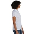 thumbnail image 2 of Hanes Sport Cool DRI Women's Performance Polo Shirt White L, 2 of 5